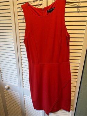 Shoshanna Vibrant orange Sleeveless Mini Dress